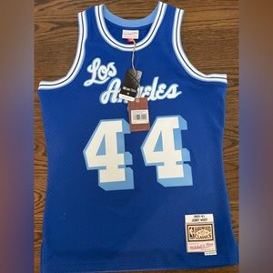 NEW with Tags - Mitchell & Ness - Jerry West Lakers jersey - size medium